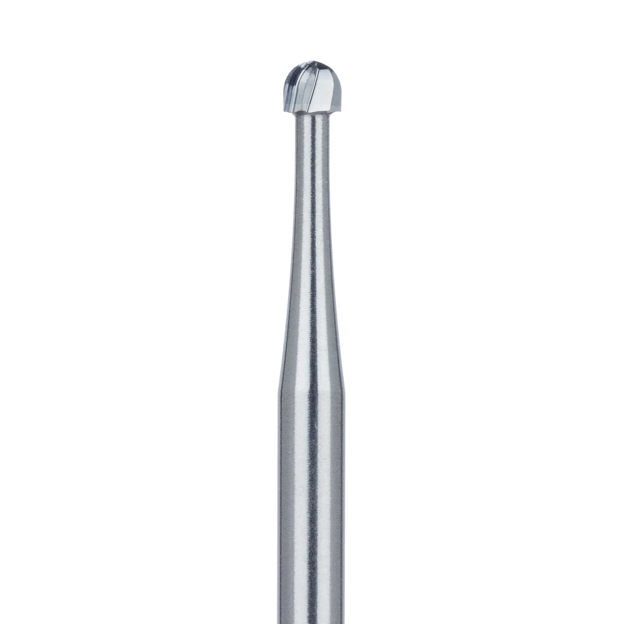 Meisinger Tungsten Carbide Bur HM 1 Round FGSS, Size #4, 1.4 mm Diameter, 5/Pkg, HM1-014-SS