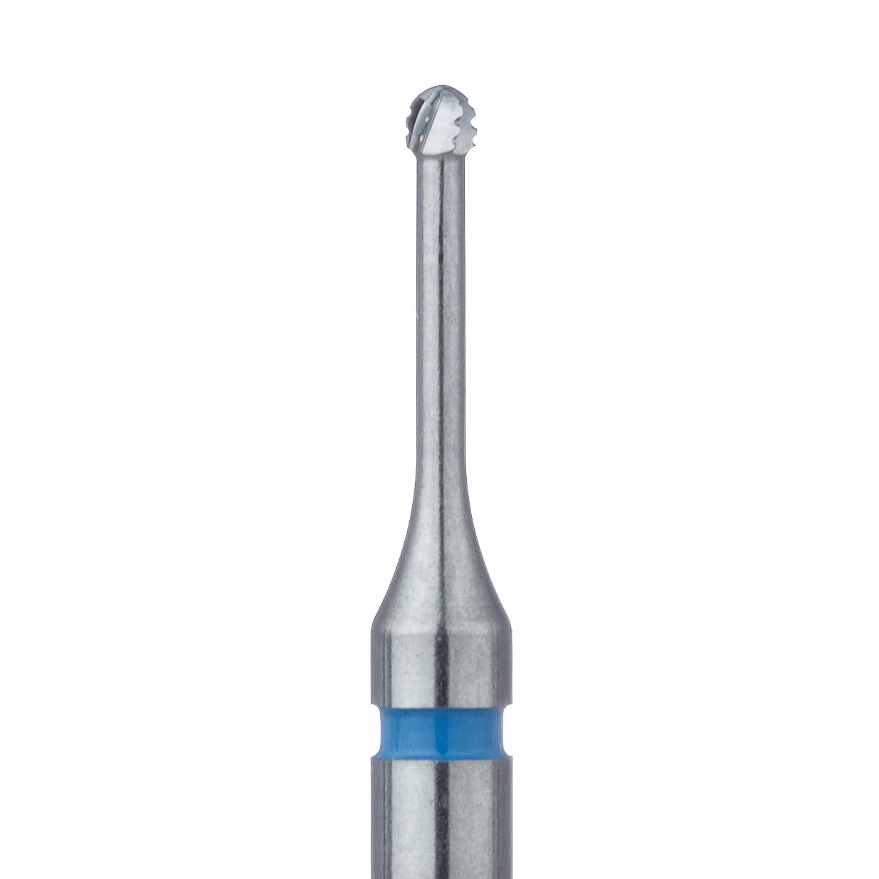 Meisinger HM1SQL-012-RA Carbide Round Bur, Long Shank, Right Angle, 1.2mm, Pack of 5