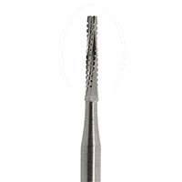 Meisinger #700L Carbide Long Cross-Cut Taper Bur, HP (Handpiece), 5/Pack, HM33L-010-HP