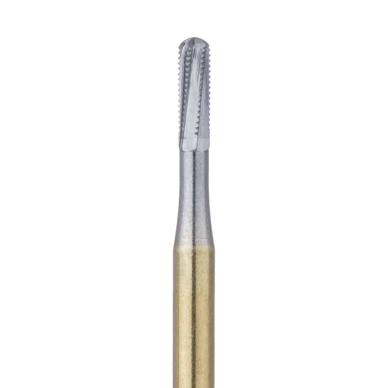 Meisinger Crown Cutter Carbide Bur, Friction Grip, #1958, 1.2 mm Diameter, 5/Pk, HM36R-012-FG
