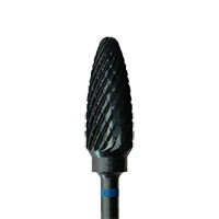Meisinger Black Cobra Tungsten Carbide Lab Cutter, B251G-060, HP, 6.0 mm Diameter, 14.7 mm Head Length, Coarse, Blue Ring