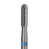 Meisinger HM129GX-023-HP Tungsten Carbide Lab Bur, Cross-Cut Round-End Cylinder, 2.3mm Head, HP Shank, 1 Each
