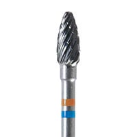 Meisinger Lab Carbide Cutter, FF Cross Cut, Fine, HP, Size 251FF, 4.0mm Diameter, HM251FF-040