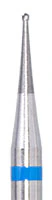 Meisinger HM 71-005-HP Carbide Lab Bur, Round, Plain Cut, 0.5 mm Head Diameter, Handpiece, 5/Pkg