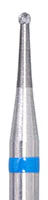 Meisinger HM71-010-HP Lab Carbide Bur, Round, Plain Cut, Medium, 1.0 mm Diameter, Handpiece, 5/Pkg