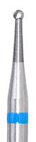 Meisinger HM 71-012-HP Lab Carbide Bur, Round, Plain Cut, 1.2 mm Diameter, Handpiece, 5/Pkg