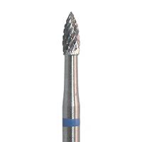 Meisinger HM78MG-023 Lab Carbide Cutter, Mini X-Cut, Medium, Flame Shape, 2.3 mm Head Diameter, HP, 1 Each