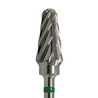 Meisinger HM79G-060 Lab Carbide Bur, Plain Cut, Coarse, Round End Taper, HP, 6.0 mm, 1 Each