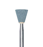 Meisinger Z736-065 Zirkon Diamond Abrasive, Inverted Cone, 6.5 mm Head, HP Handpiece, Grey, 1/Pkg
