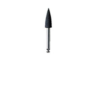 Meisinger 9502V-043 Flexible Polisher Point, RA, Long Pointed, Black, Coarse, 4.3mm, 5/Pkg