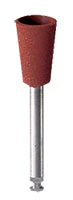 Meisinger 9504P-065 RA Medium Brown Pre-Polisher Cup, 6.5mm, 5/Pack