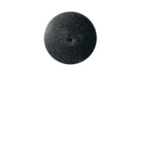 Meisinger 9513V-220 Knife Edge Unmounted Black Polishing Wheel, Coarse Grit, 22mm, 10/Pack
