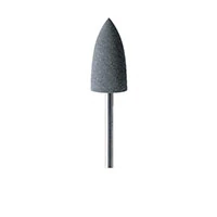 Meisinger 9579P-100 HP Lab Dark Gray Acrylic Polisher, Point Shape, 10 mm Head, Medium Grit, 5/Pack
