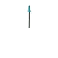 Meisinger 9713M-033 FG Turquoise/Beige Composite Polisher, Point Shape, RA Shank, 3.3 mm Head, 7.5 mm Working Length, 2/Pk