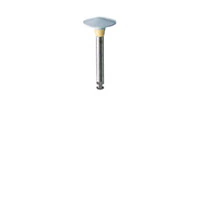 Meisinger Diamond Flexible Polisher, Knife Edge Wheel, RA, Light Blue/Beige, Coarse, 10.0mm, 2/Pkg, 9718G-100