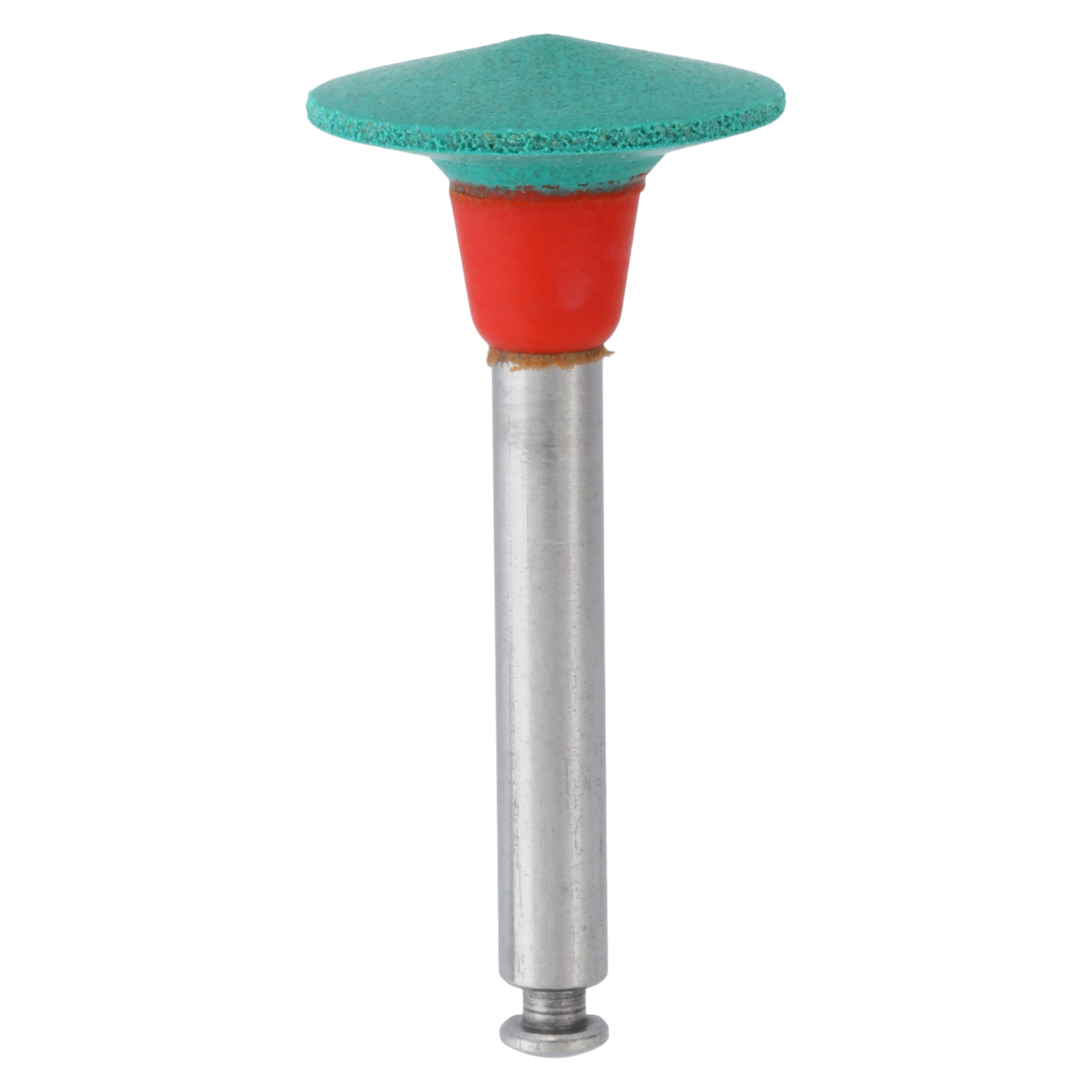 Meisinger 9746G-100 RA Green/Orange Diamond Polisher, Knife Edge, Coarse, 10.0 mm, 2/Pk
