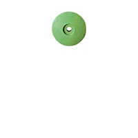 Meisinger Ceramic Polisher Knife Edge Wheel, Coarse Green, 15.0mm, HP, 9753G-150-HP-GR