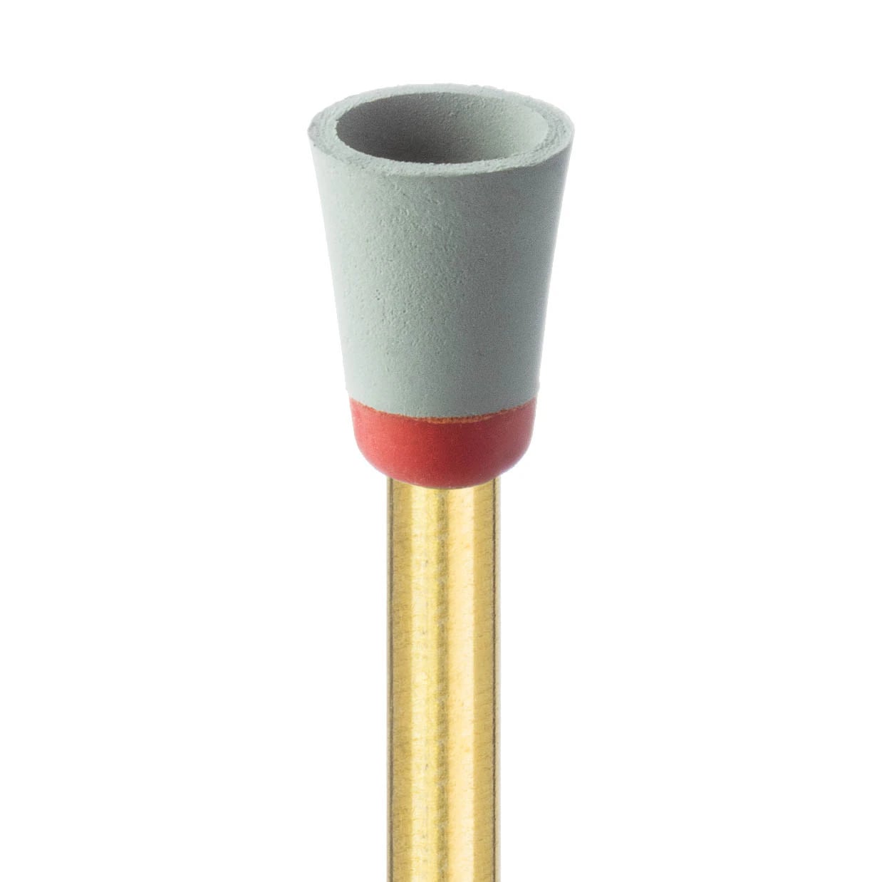 Meisinger Luster Composite Polishing Cup, Right Angle, Gray, 6.0mm, 2/Pkg, 9781-060
