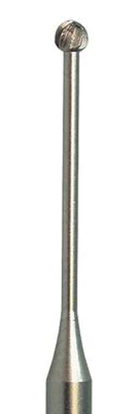 Meisinger Muller Bur, RA (Right Angle) Latch Shank, 18 mm Length, 1.8 mm Head Size, Size 4, 10/Pk, 191R-180