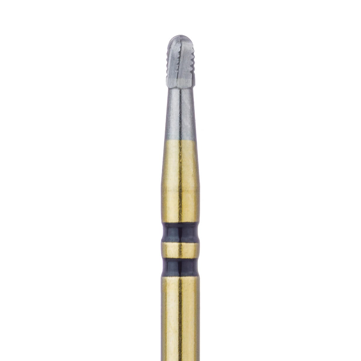 Meisinger Crown Cutting Carbide Bur HM G34RS FG, Cylinder Round End, 1.2mm Head, 5/Pk, HMG34RS-012-FG