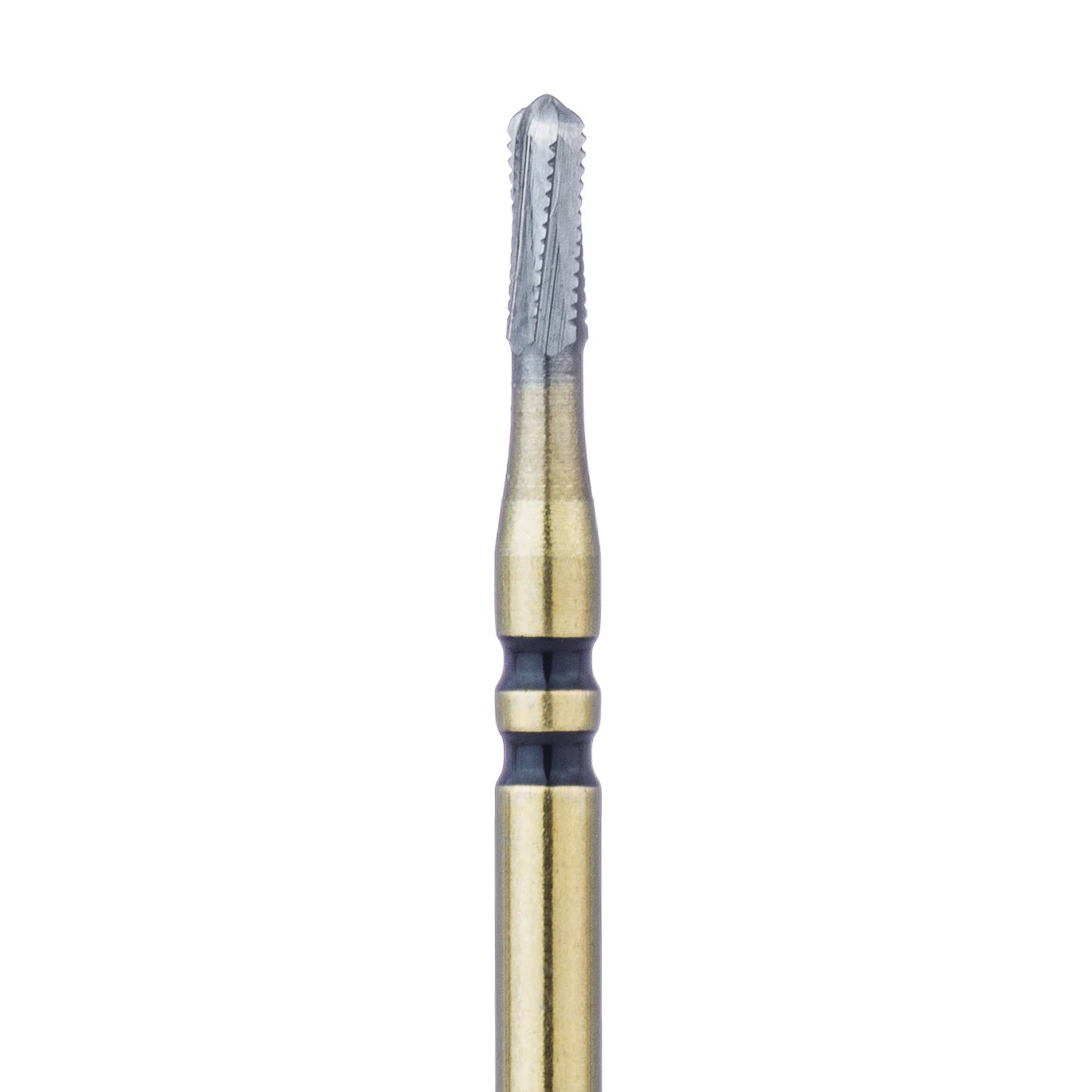 Meisinger HMG35RS Tungsten Carbide Crown Cutter Bur, Round End Cylinder, Friction Grip, 1.2 mm Diameter, 5/Pkg