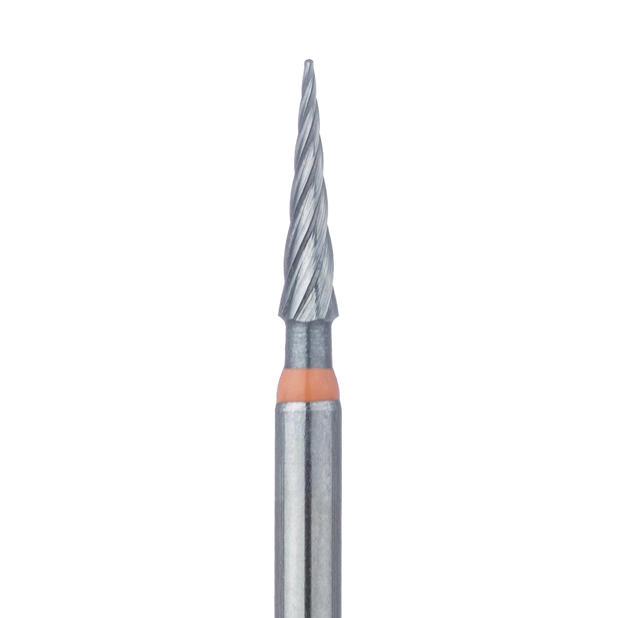 Meisinger Twist Trimming & Finishing Carbide Bur, FG, ET6, Fine, 8-12 Flute, 1.4mm, 5/Pk, D0134-014-FG