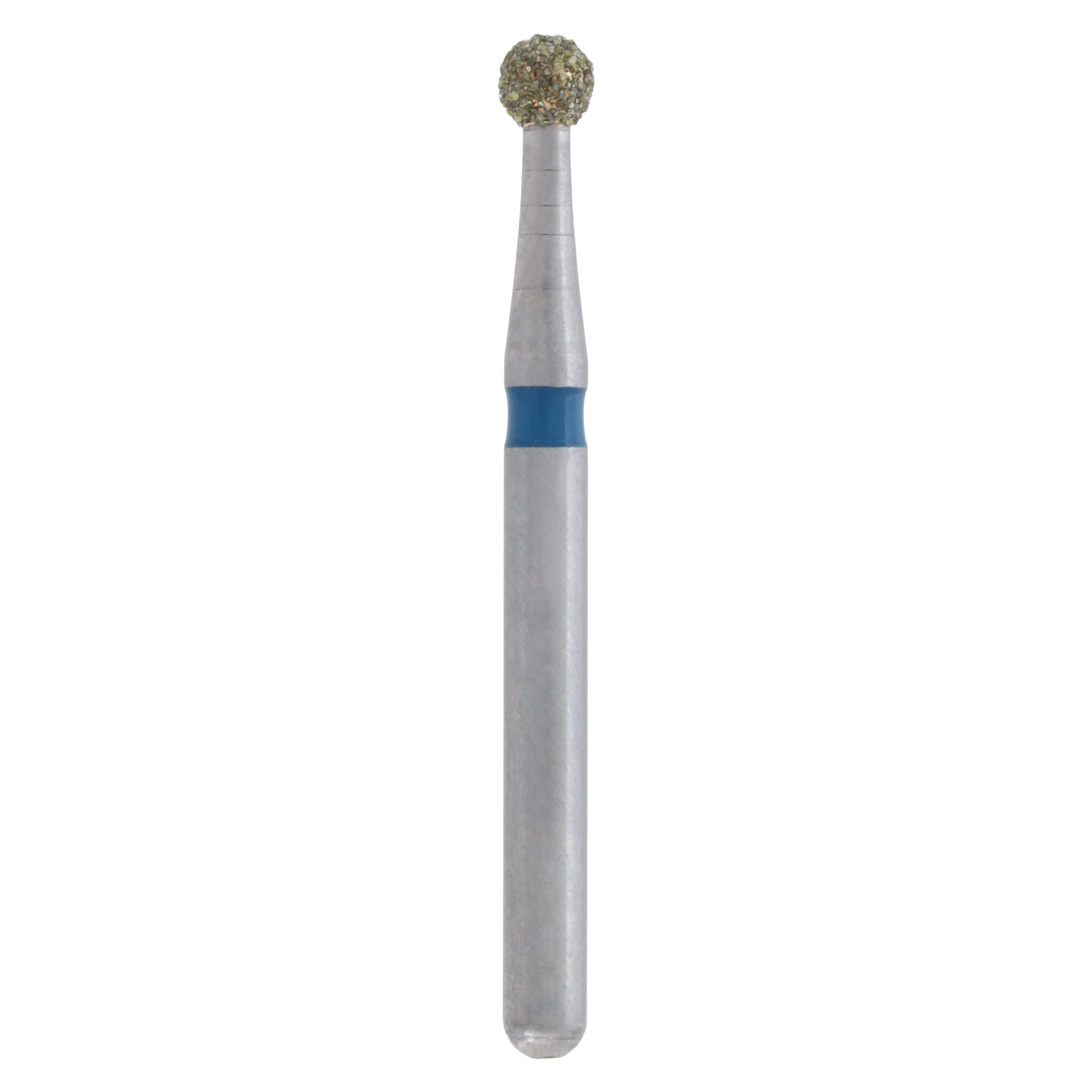 Meisinger Singles Disposable Diamond Bur, FG, Round, Medium Grit, 1.8mm, #0118M, 25/Pack