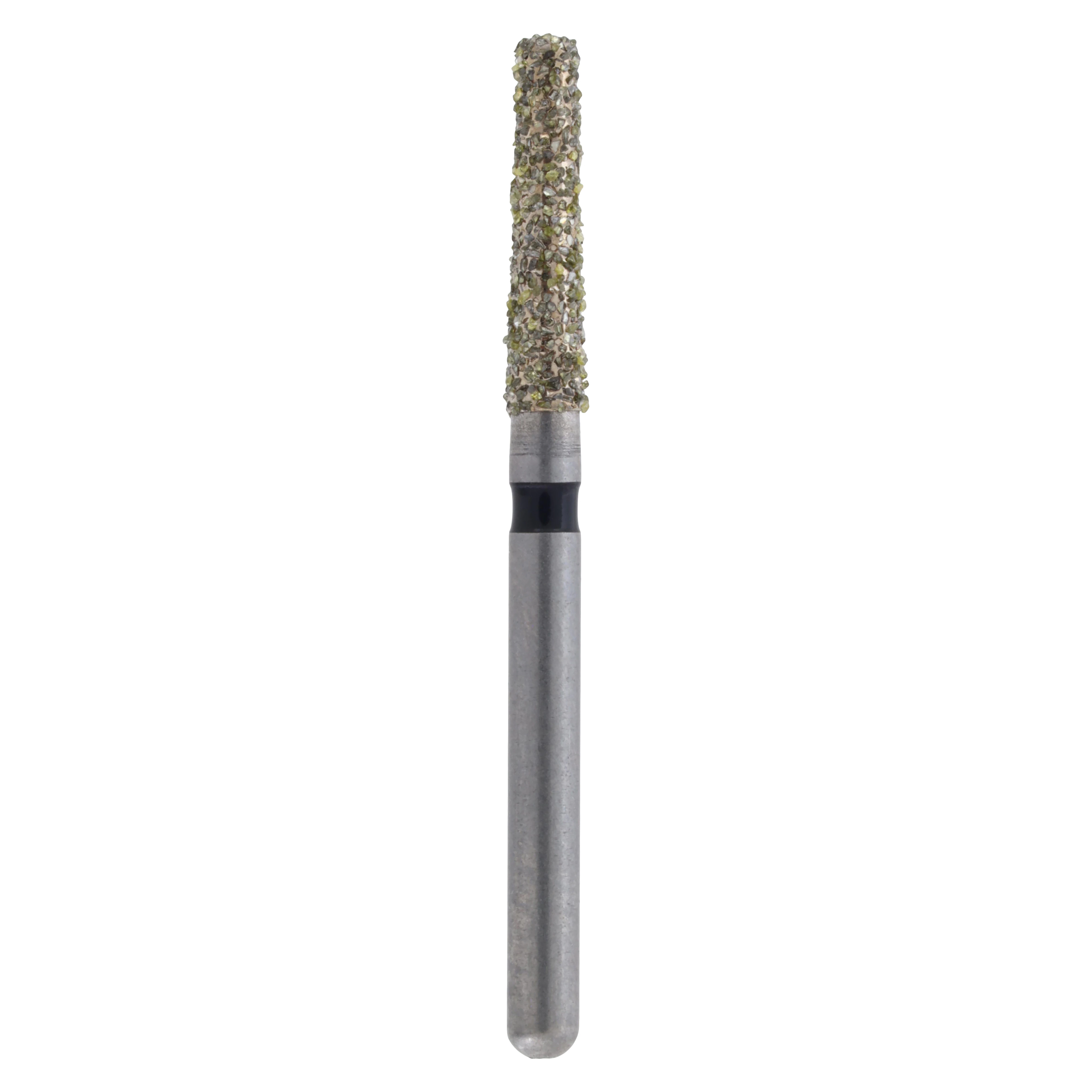 Meisinger Single-Use Sterile Diamond Bur, FG, Tapered Round Edge, #0818.8C, 1.8 mm, Extra Coarse, Black, 25/Pk