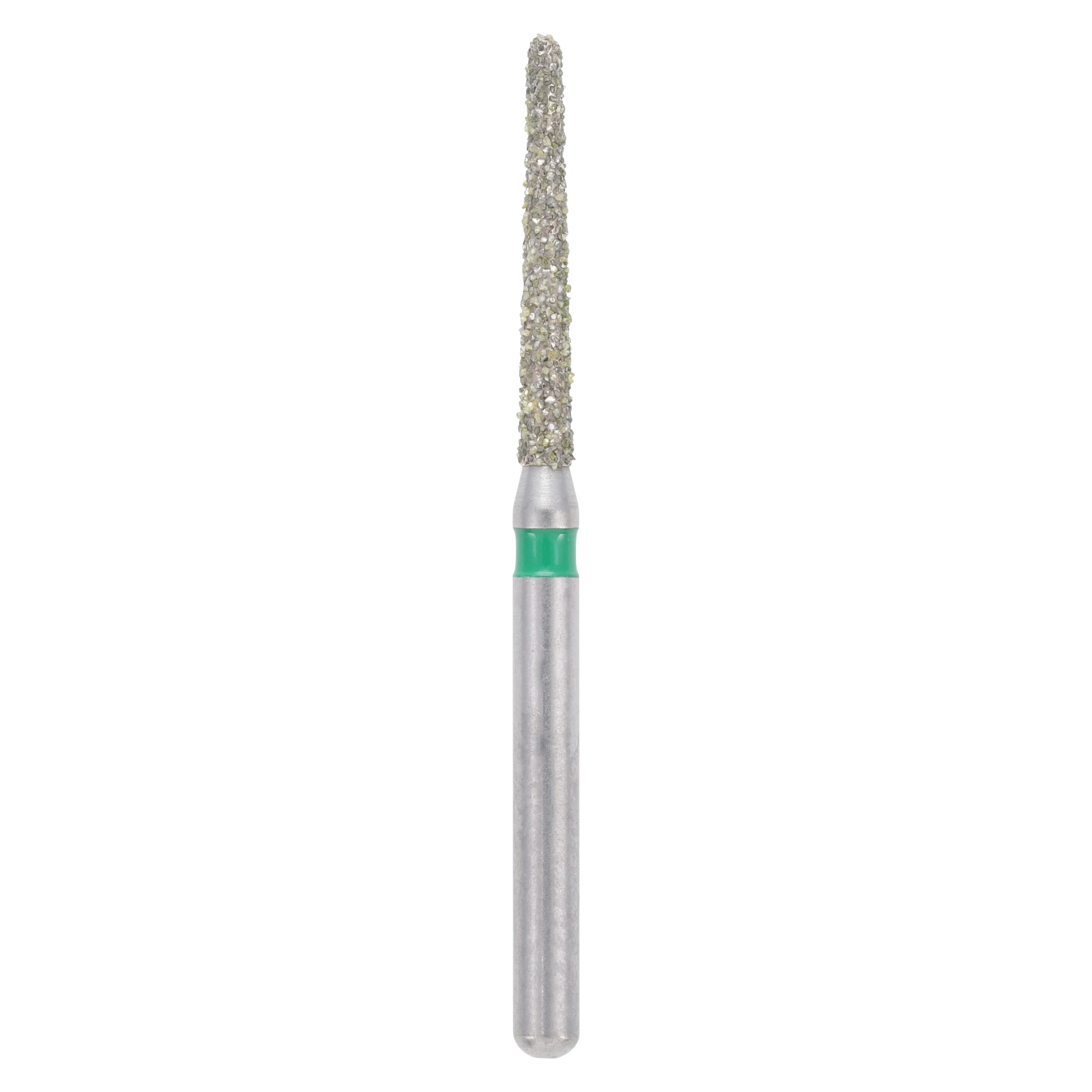 Meisinger Single-Use Sterile Diamond Bur, Friction Grip, Tapered Round End, Coarse, Green, 1.4 mm, 25/Pk, #1114.10C