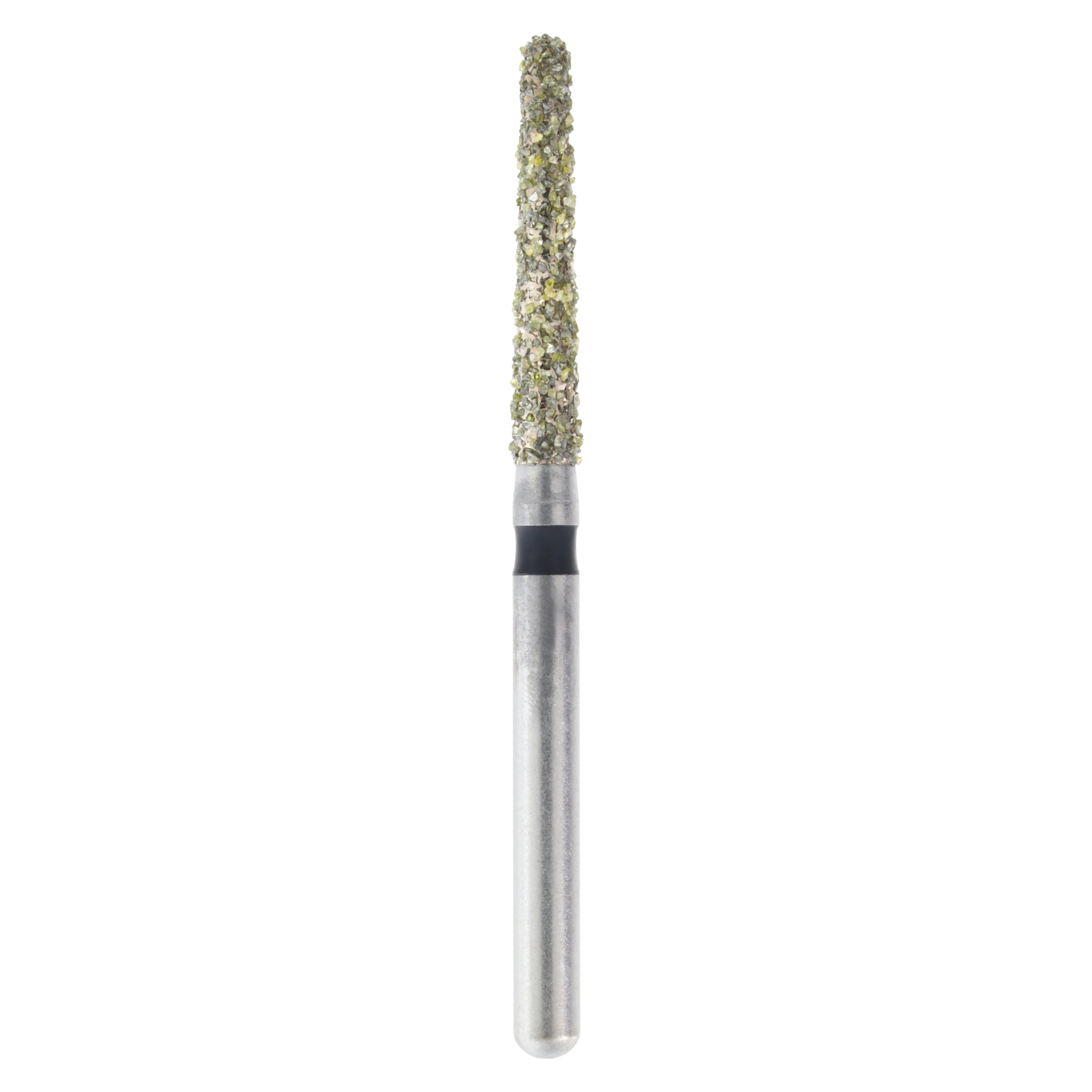 Meisinger Single-Use Sterile Diamond Bur, Friction Grip, Tapered Round End, #1118.9C, 1.8 mm Head Diameter, Super Coarse, Black, 25/Pk