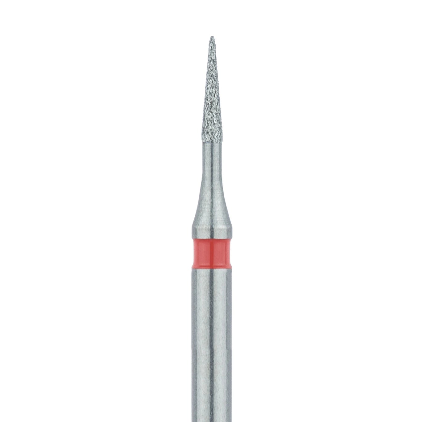 Meisinger Single-Use Sterile Diamond Bur, FGSS, Needle, #1300FS, 0.8 mm, Fine, Red, 25/Pk