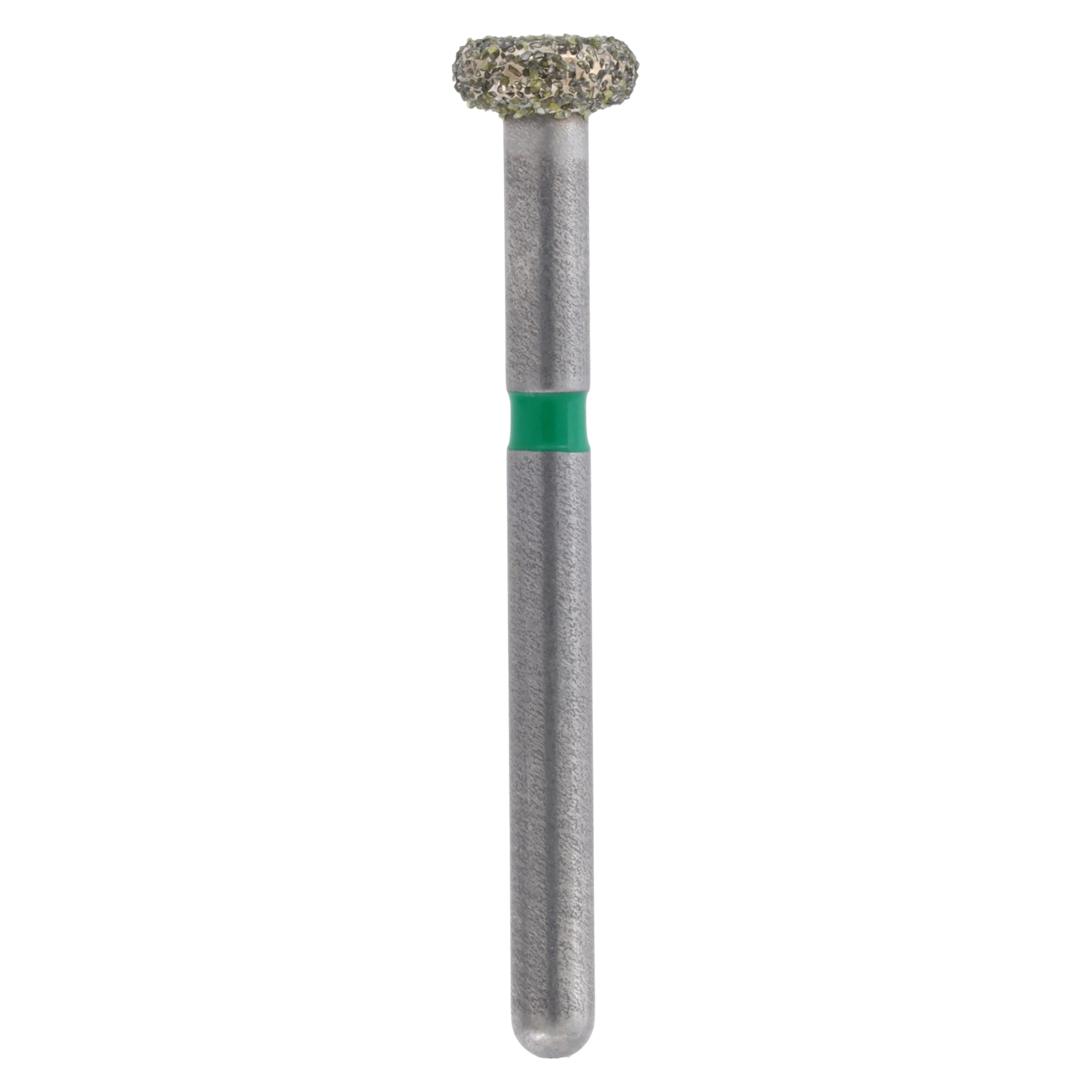 Meisinger Singles Disposable Diamond Bur, FG, Wheel 2035C, 3.5mm, Coarse, Green Ring, Sterile, 25/Pkg