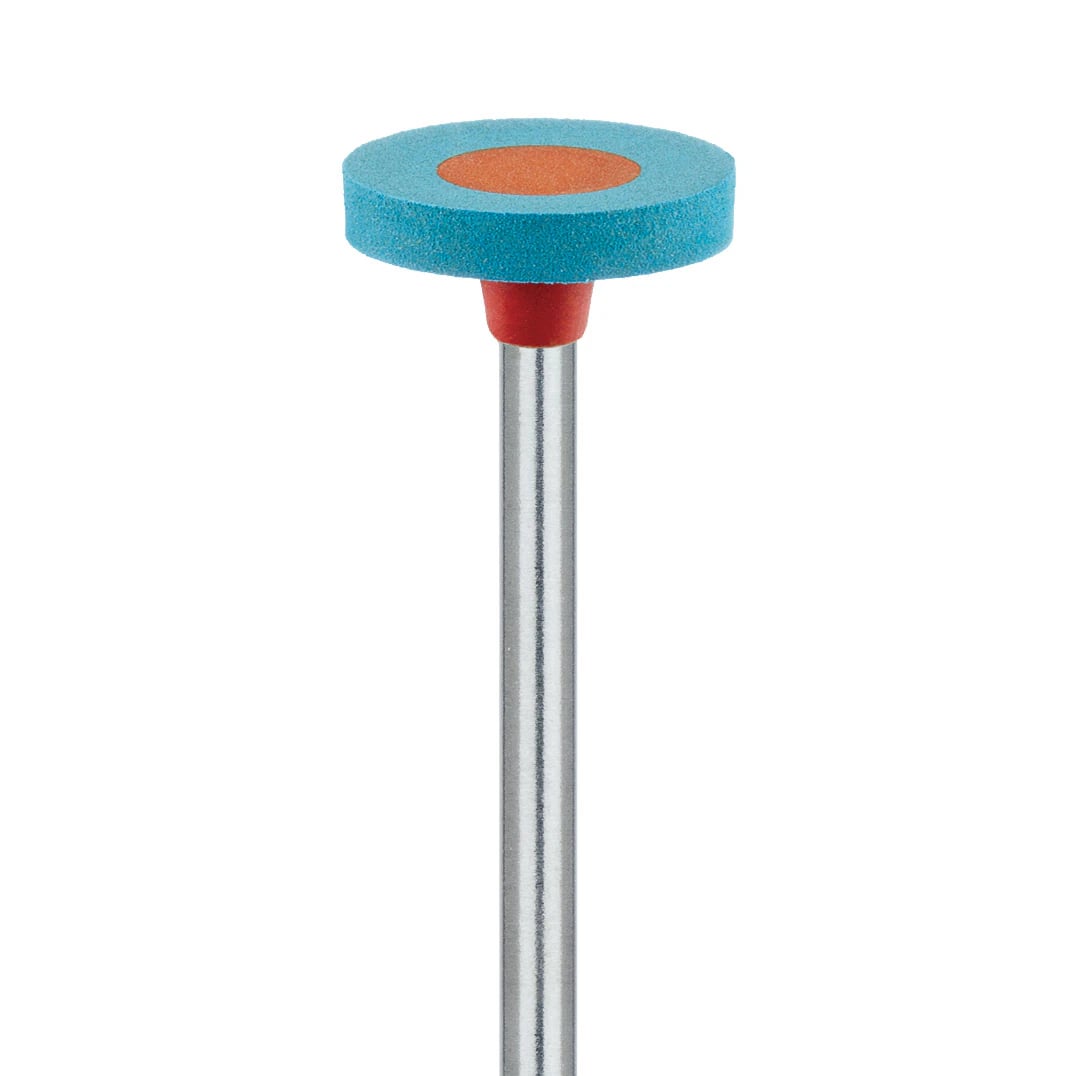 Meisinger DCA05-110 Zirconia Polisher Wheel, Blue/Orange, Pre-Polish, 11mm, HP, 2/Pk