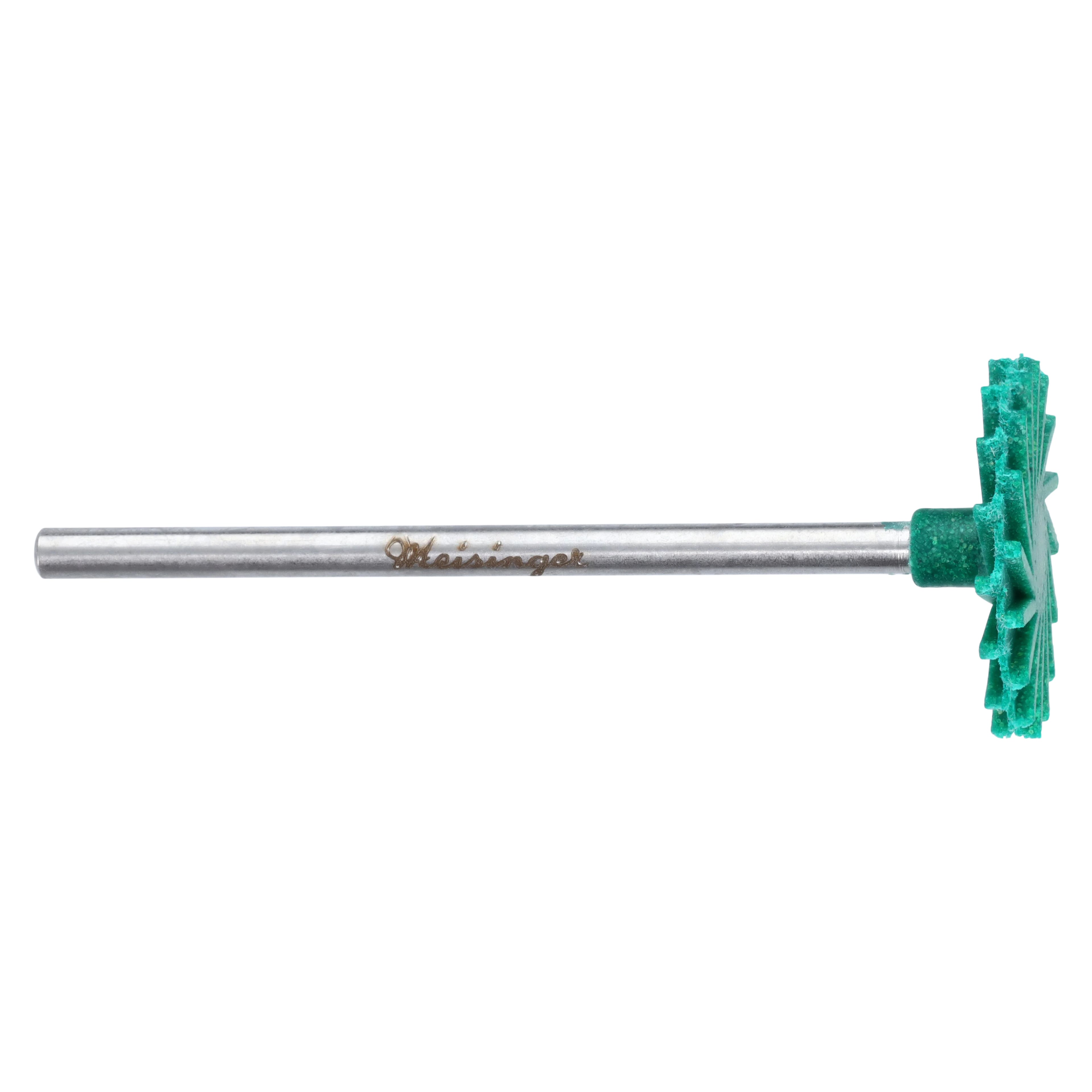 Meisinger LUSTER Twist Porcelain Polisher, 17 mm, Coarse, Green, HP Shank, 2/Pkg, 9771G-170-HP