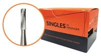 Meisinger Singles Sterile Carbide Bur, Round #4, FG (Friction Grip), 1.4 mm Head, 25/Pack, HM1-014-FG