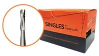Meisinger Carbide Bur, Operative Friction Grip, Size 6, Sterile, 25/Package