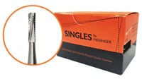 Meisinger Singles Sterile Carbides, Operative Friction Grip Bur #35, 25/Pk