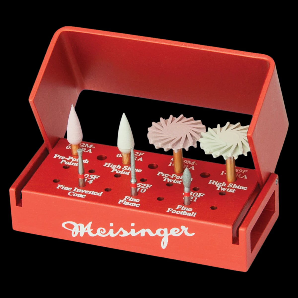 Meisinger Twist Polisher Intraoral Kit for Polyceramic, 1.4MM, GC06