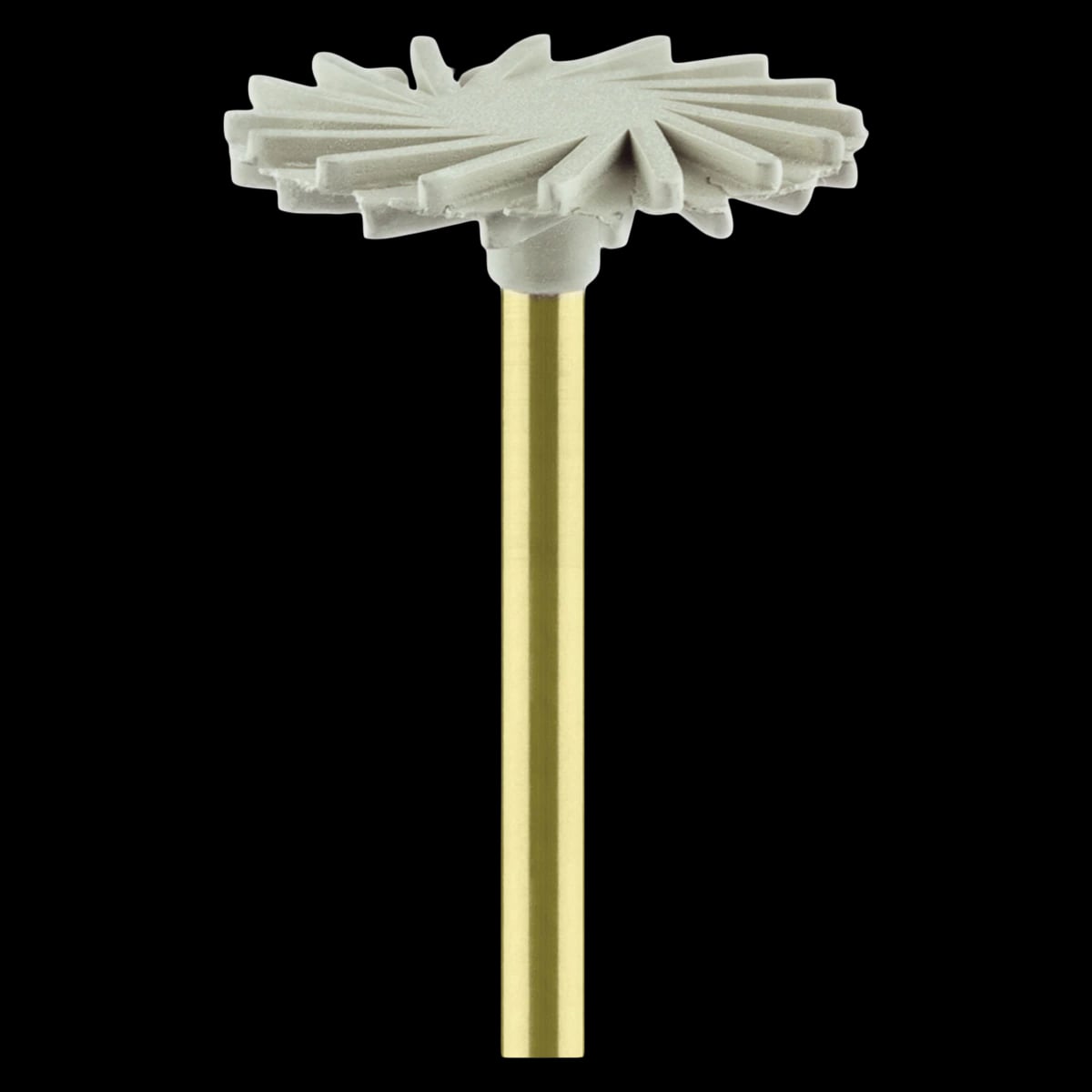 Meisinger LUSTER Twist Composite Polisher, Fine/High Shine, Beige, 17.0mm, HP Shank, 2/Pk, #9769F.170