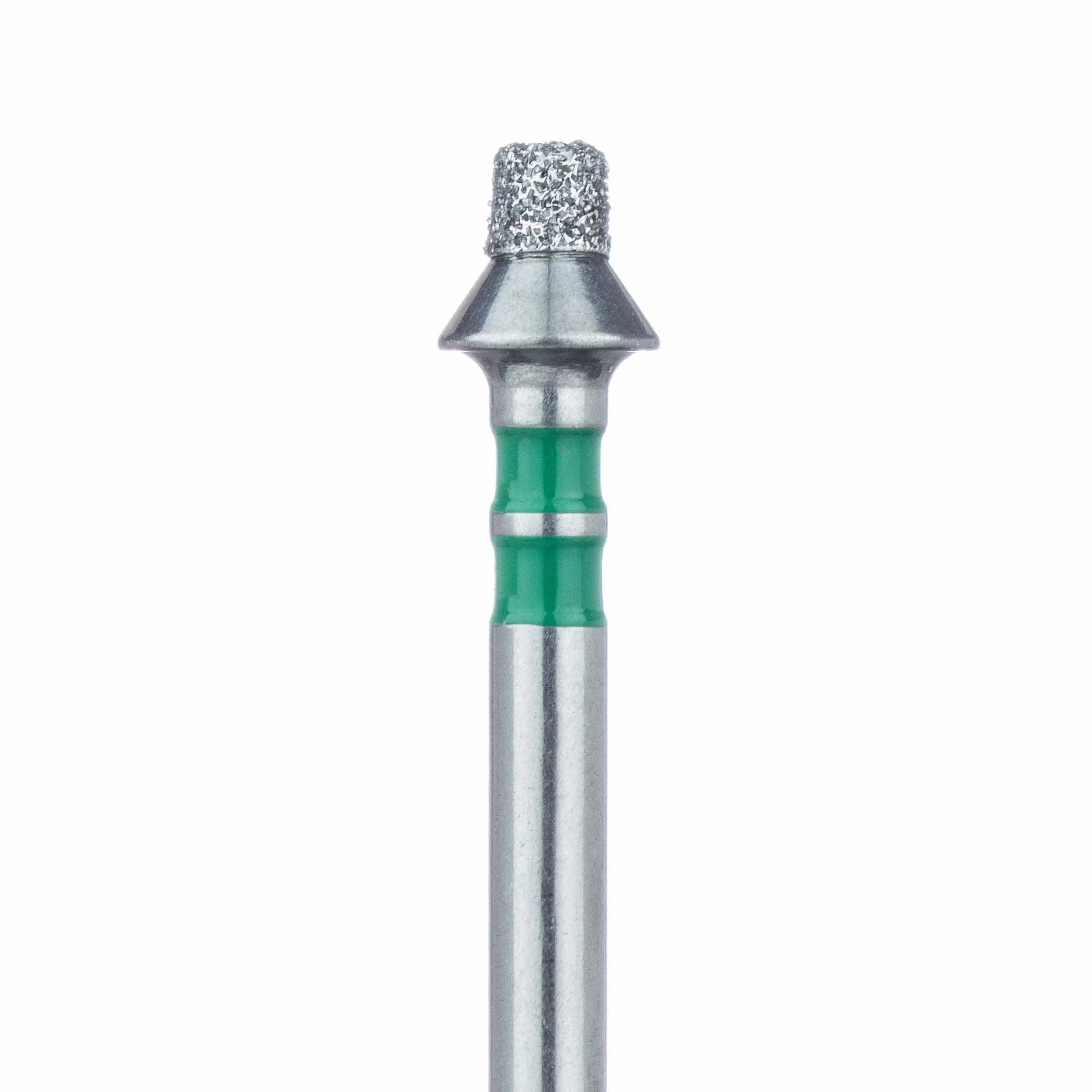 Meisinger 828TG-017 FG Coarse Occlusal Reduction Diamond Bur, Tapered, Green, 1.5mm Depth, 5/Pack