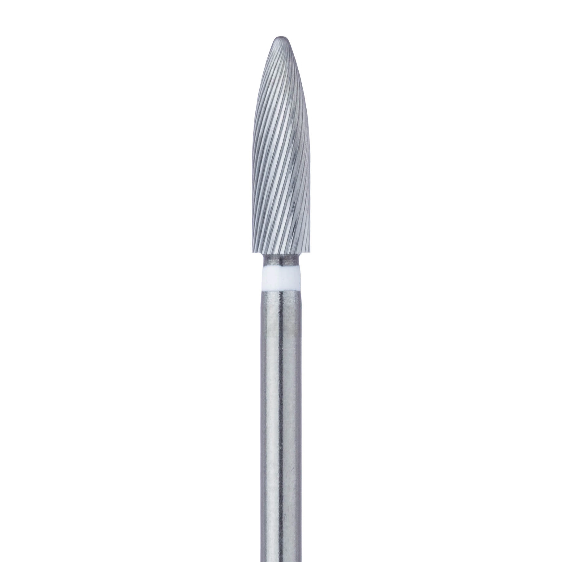 Meisinger FG Trimming & Finishing Carbide Bur, Ultra-Fine/30 Flutes, 2.3mm, Surgical Flame XXL, 5/Pk, HM48LU-023-SU