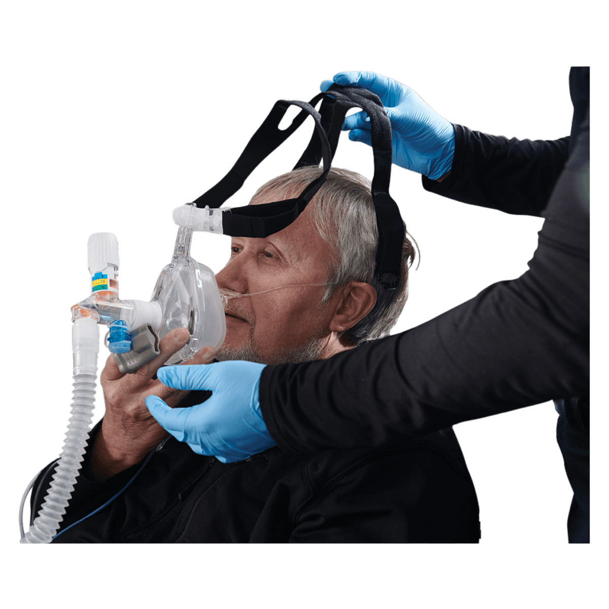 Pulmodyne O2-MAX Emergency CPAP System with BiTrac ED Mask, Adult Medium, Fixed Flow, 10 cm PEEP, Nebulizer, 10/Case