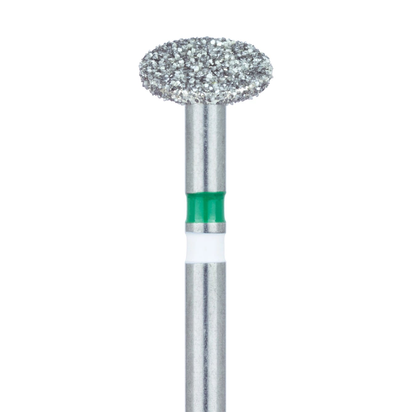 Meisinger Zirconia Diamond Wheel, Coarse (Green), 5.0mm, FG Friction Grip, 2/Pack, Z818G-050-FG