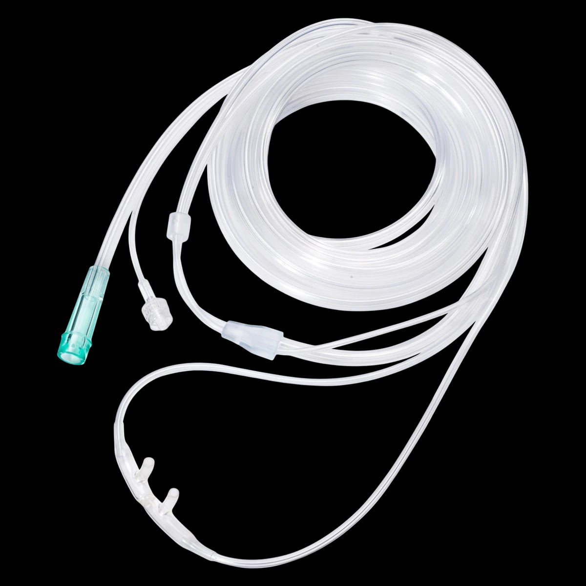 EtCO2 Nasal Sampling Line with O2, Adult, PVC
