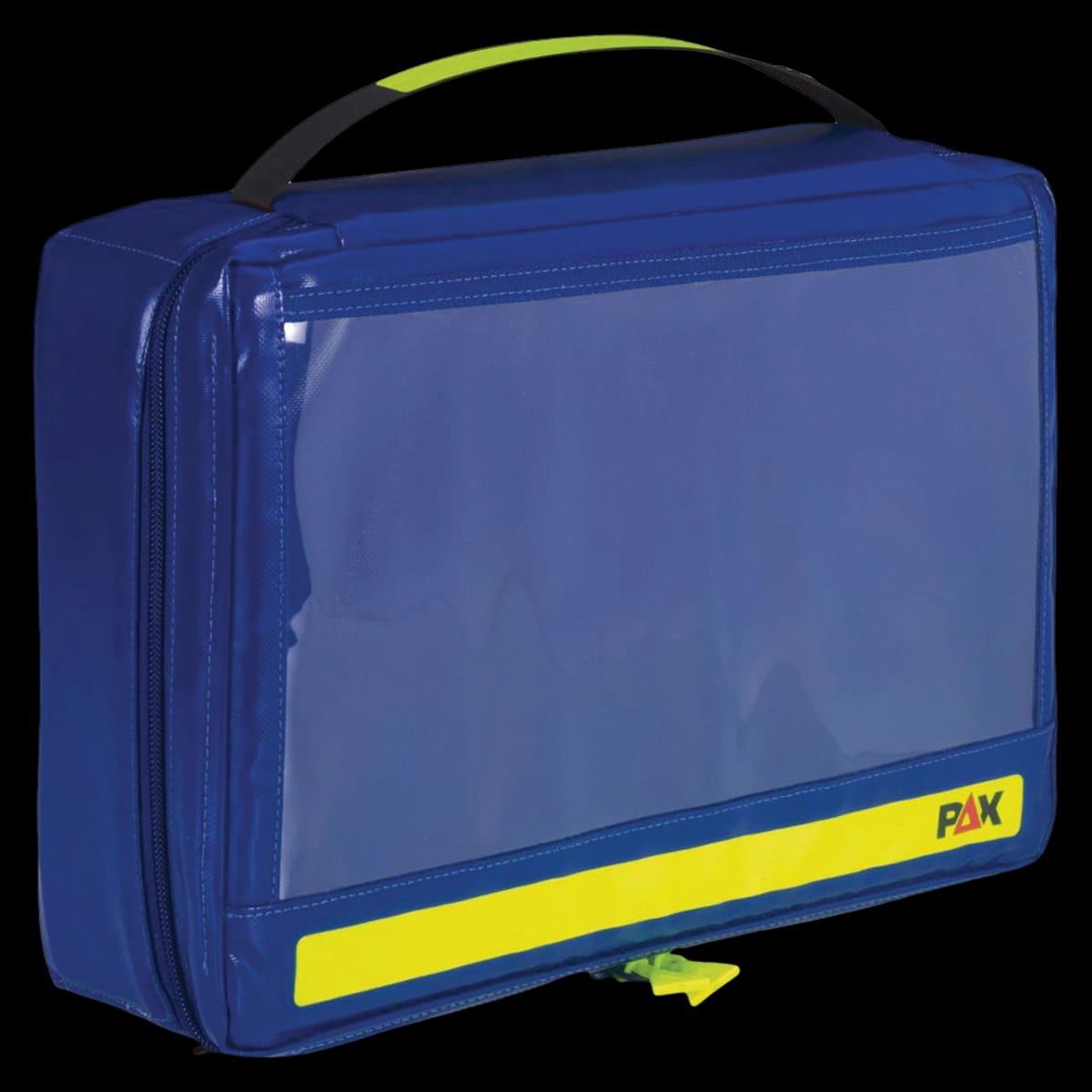 Pax USA Intubation Bag XL, Blue, Zipper Closure, Foam Molded Shoulder Strap