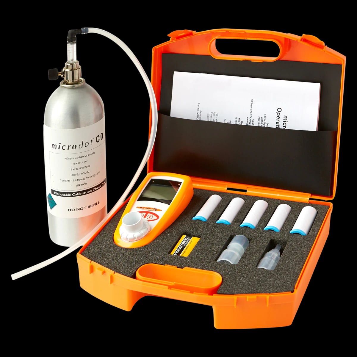 Microdot Carbon Monoxide Breath Analyzer, Each