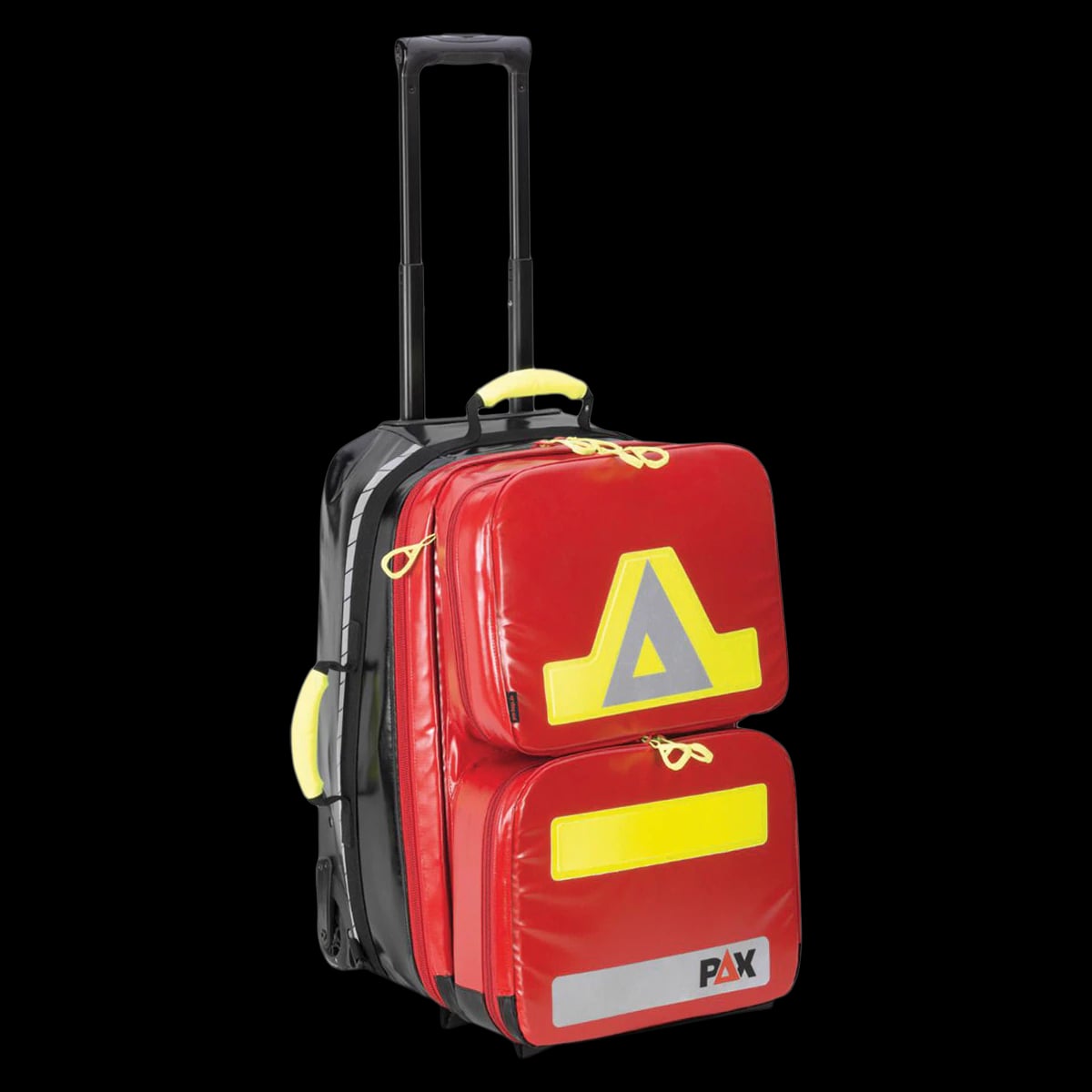 Backpak PAX Koup L FT2 Trolley, Red, Double Zipper Closure, Comfort Grip