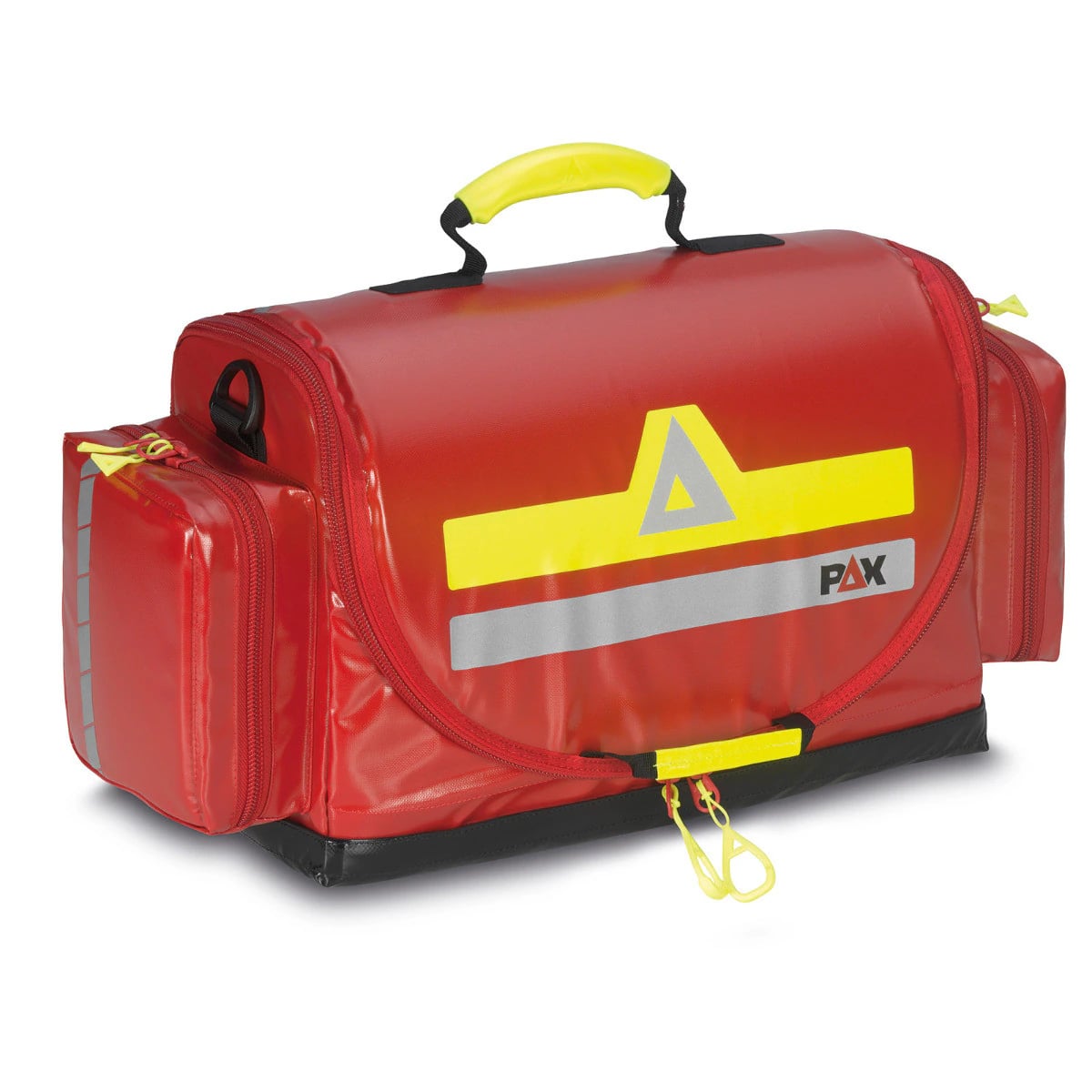 Pax USA Pediatric Trauma Bag, Red, Zipper Closure, Comfort Grip Carry Handle