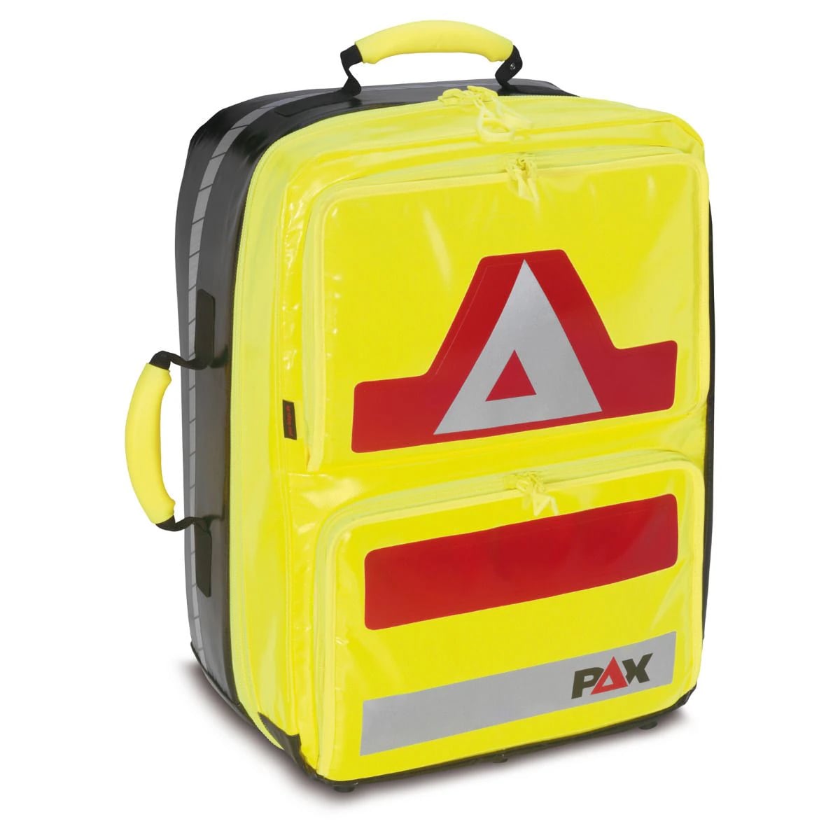 Pax USA BERLIN Backpack, Yellow, Zipper Closure, Adjustable Shoulder Straps