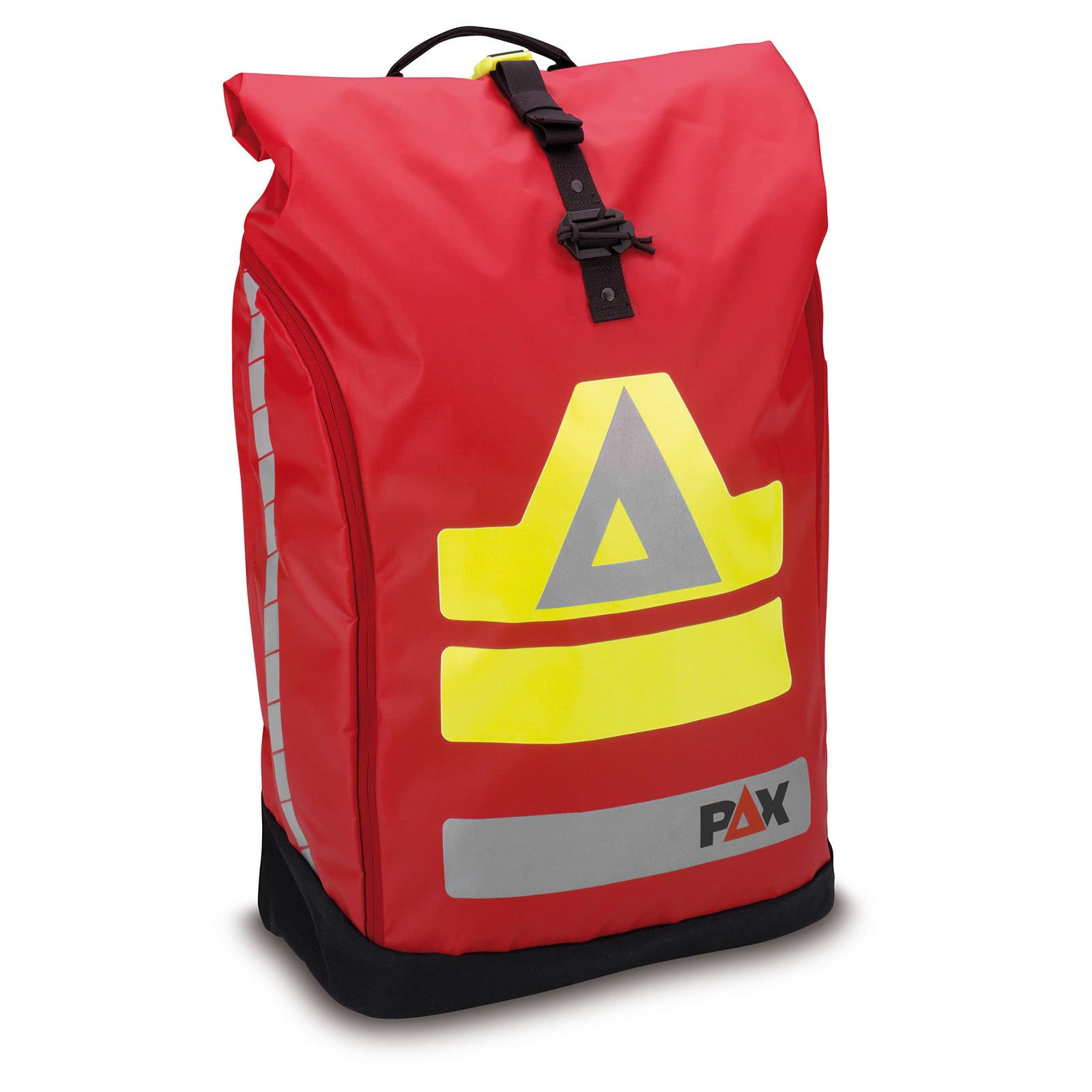 Pax USA Daypack Roller-RipTec, Red, Zipper Closure, Comfort Grip Carry Handle